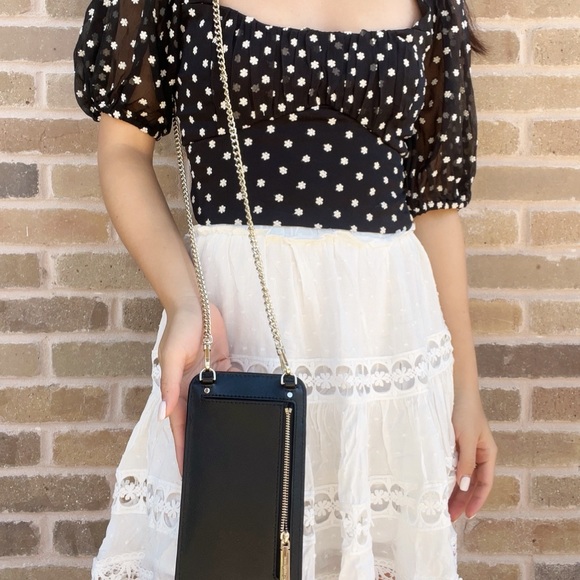 Kate Spade Meow Cat North South Tab Phone Crossbody - Picture 4 of 4